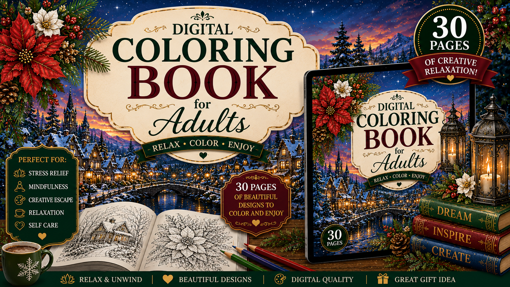Digital Coloring Books & Printable Activities!