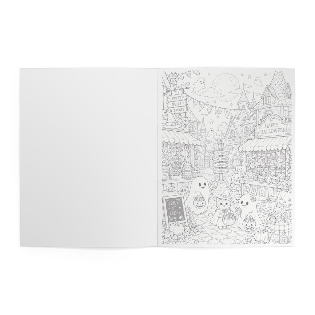 Halloween Kingdom Coloring Book - 24 Pages