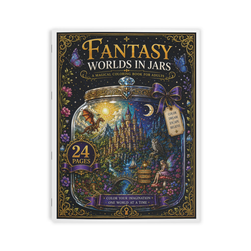 Fantasy Coloring Book - 24 Page