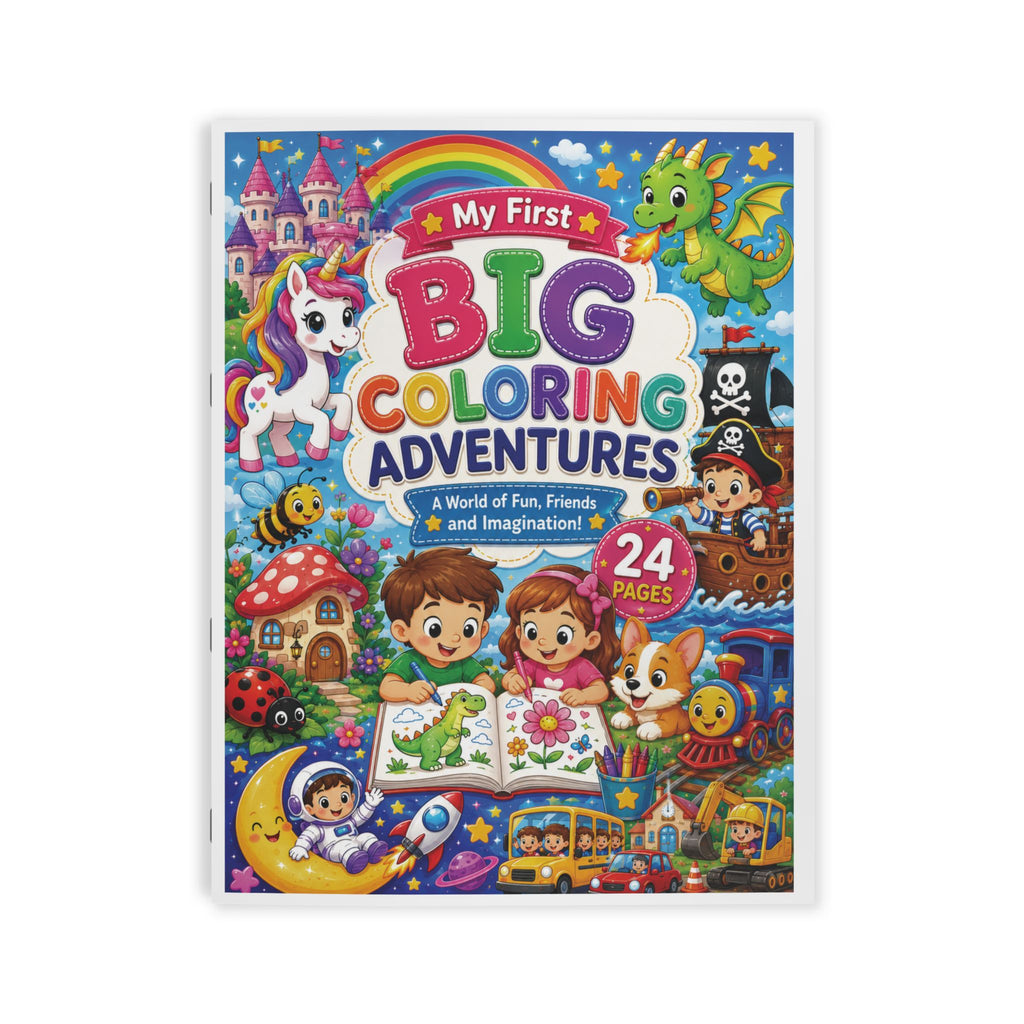 My First Big Coloring Adventures - 24 Pages