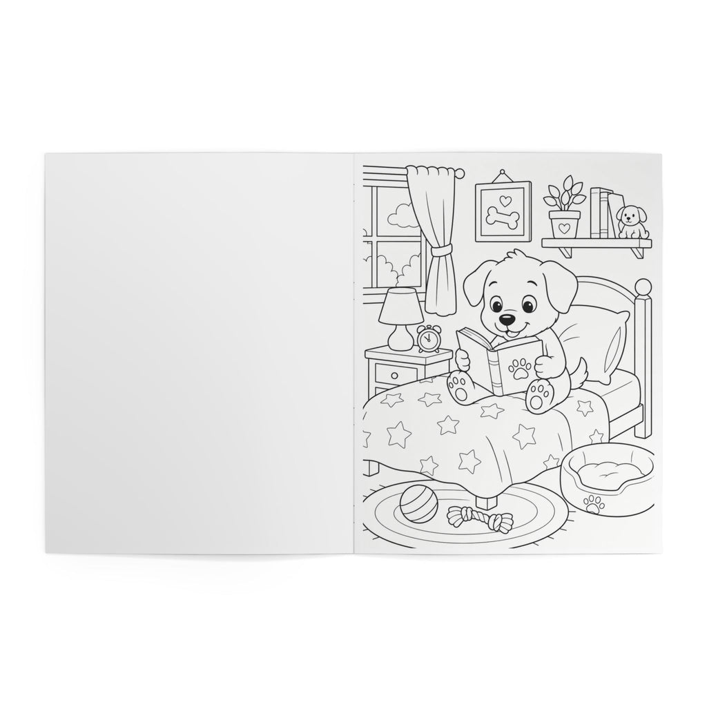 Kids’ Teddy Bear Coloring Book — 24 Pages