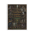 Grand Rooms of Forgotten Castles Coloring Book - 24 Pages
