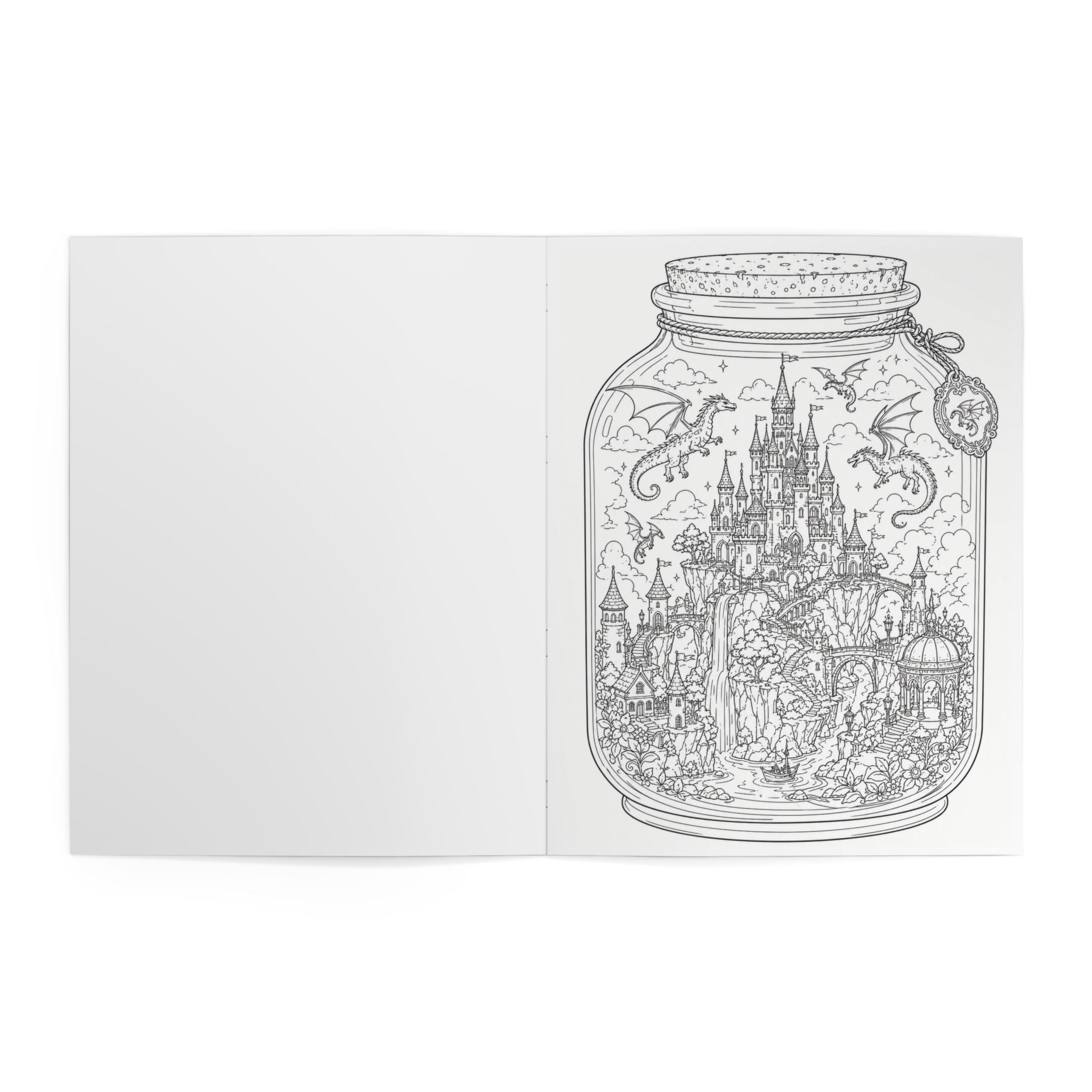 Fantasy Coloring Book - 24 Page