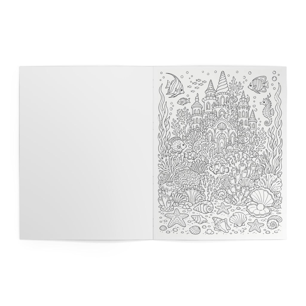 Under the Sea Adventures Coloring Book - 24 Pages