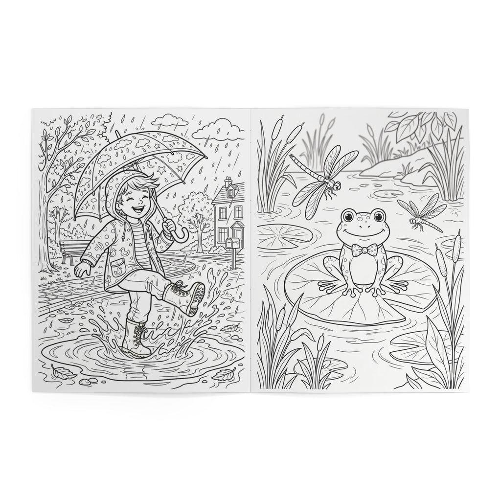 Nature & Science Coloring Book - 24 Pages