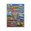 Transportation Town Coloring Book for Kids - 24 Pages
