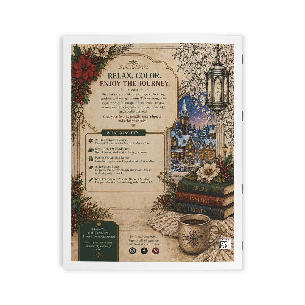 Adult Coloring Book -24 Pages