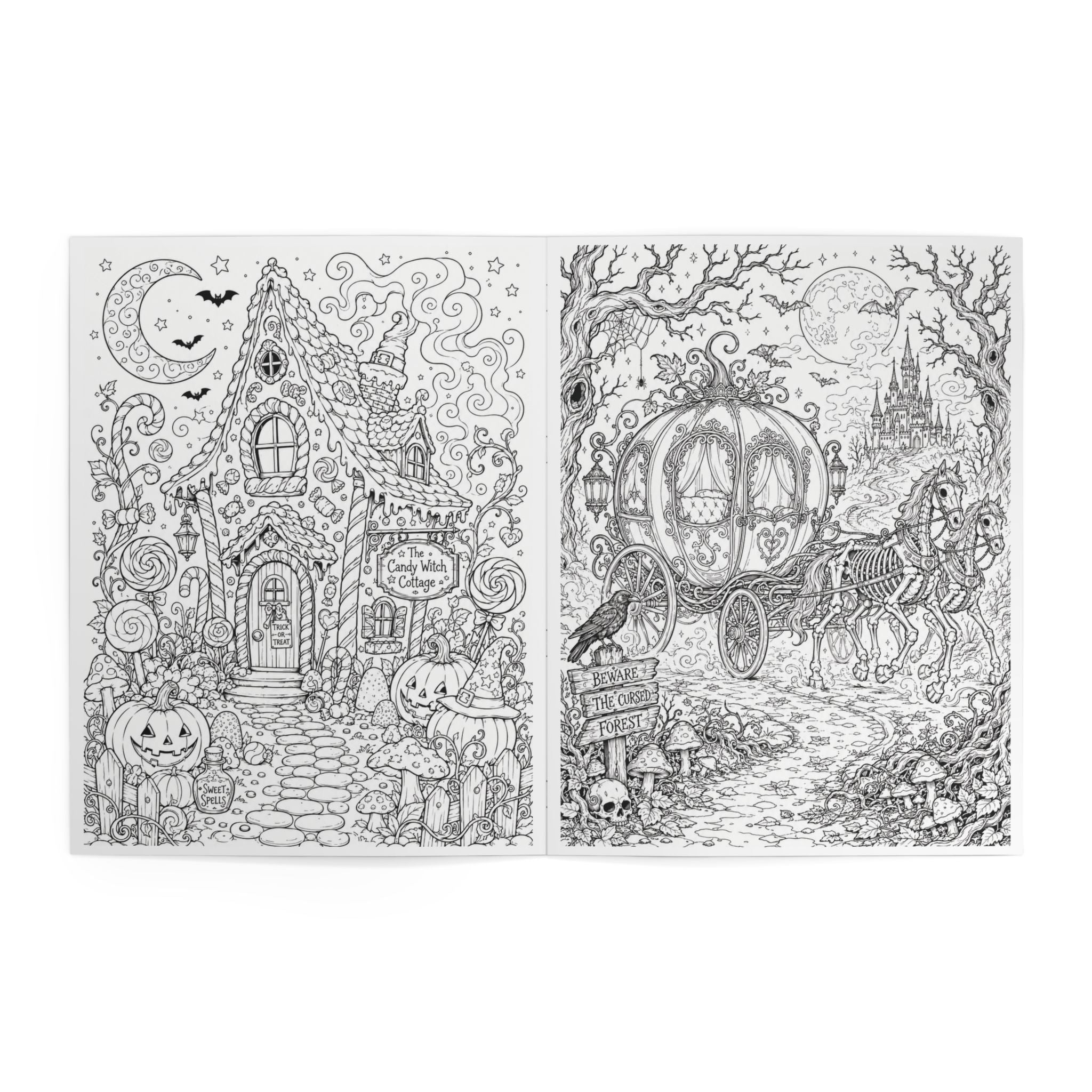 Halloween Kingdom 2 Coloring Book - 24 Pages