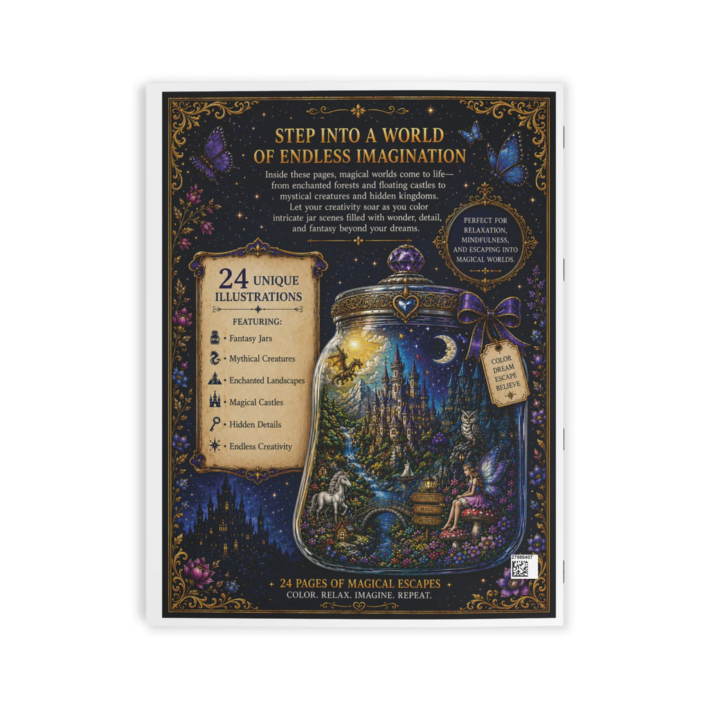 Fantasy Coloring Book - 24 Page