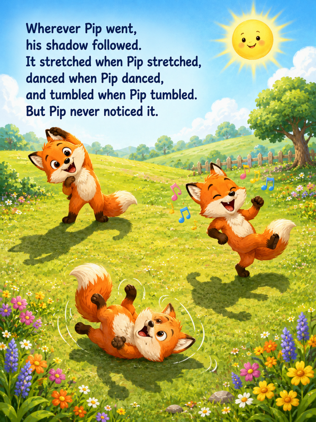 Pip and the Day the Shadows Quit – 20 Page Children’s Digital Storybook