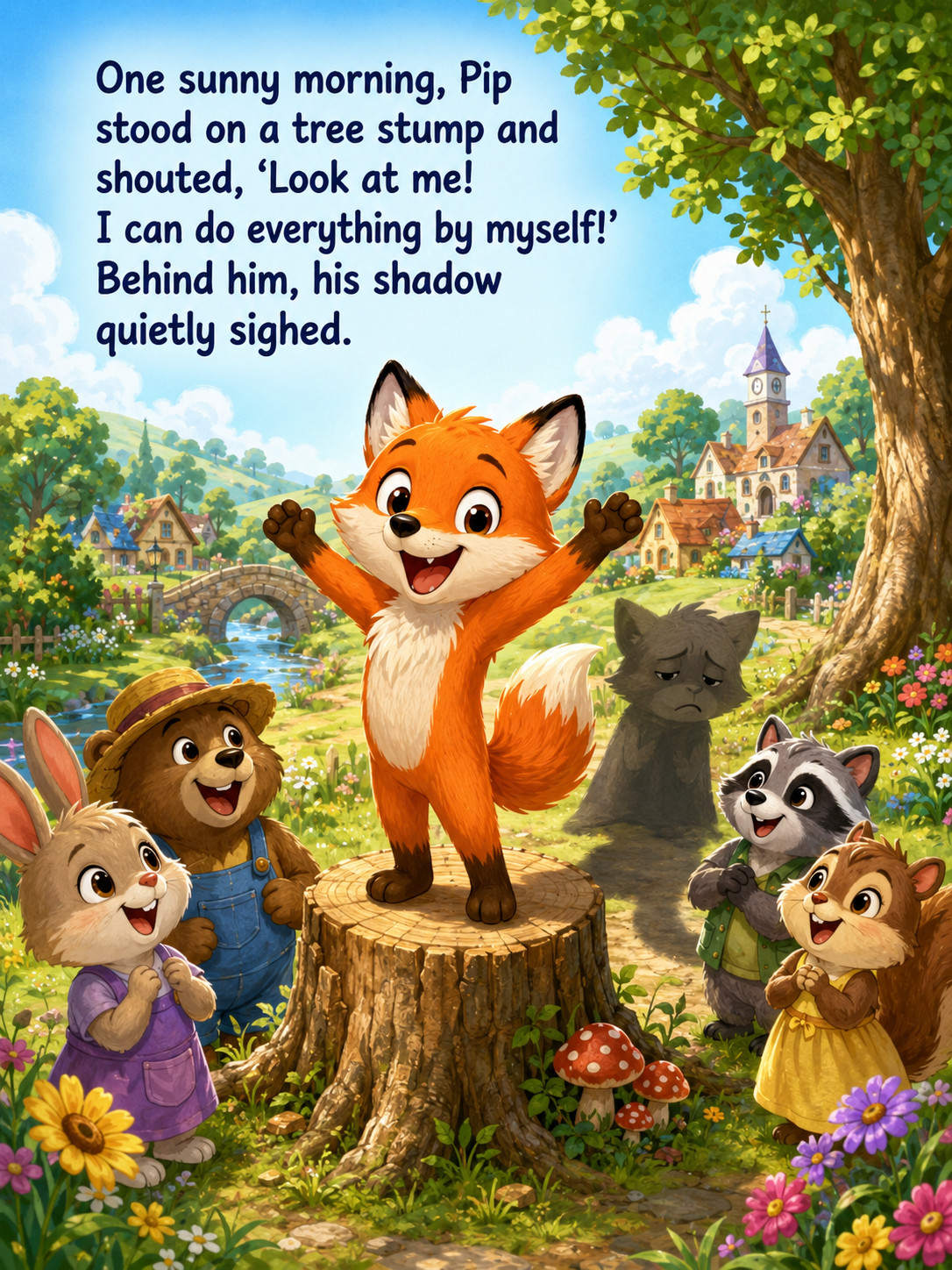 Pip and the Day the Shadows Quit – 20 Page Children’s Digital Storybook