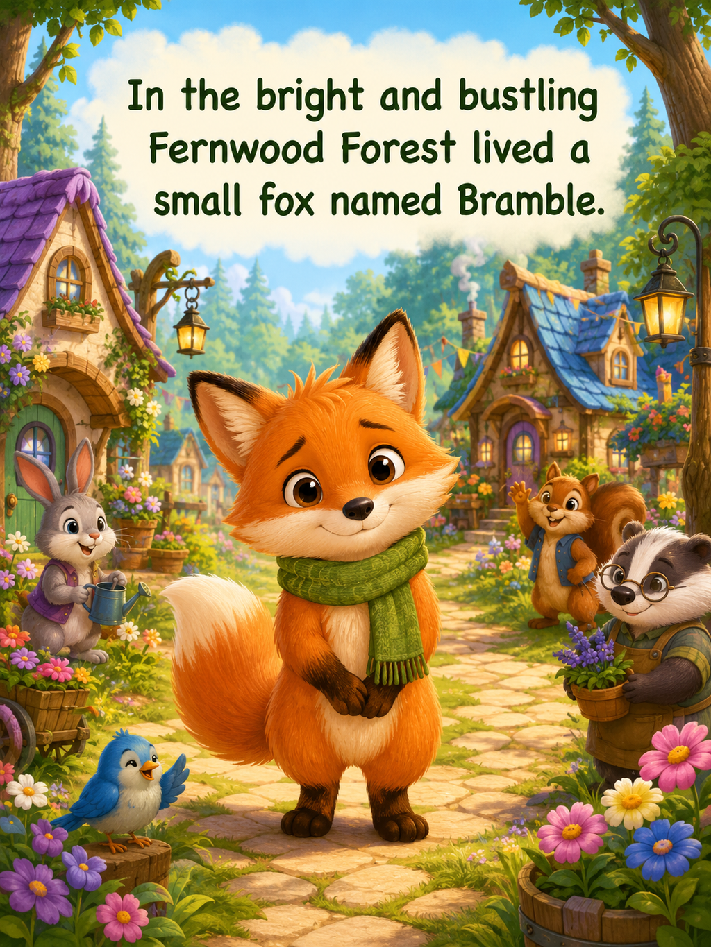 Bramble and the Borrowed Roar – 20 Page Children’s Digital Storybook