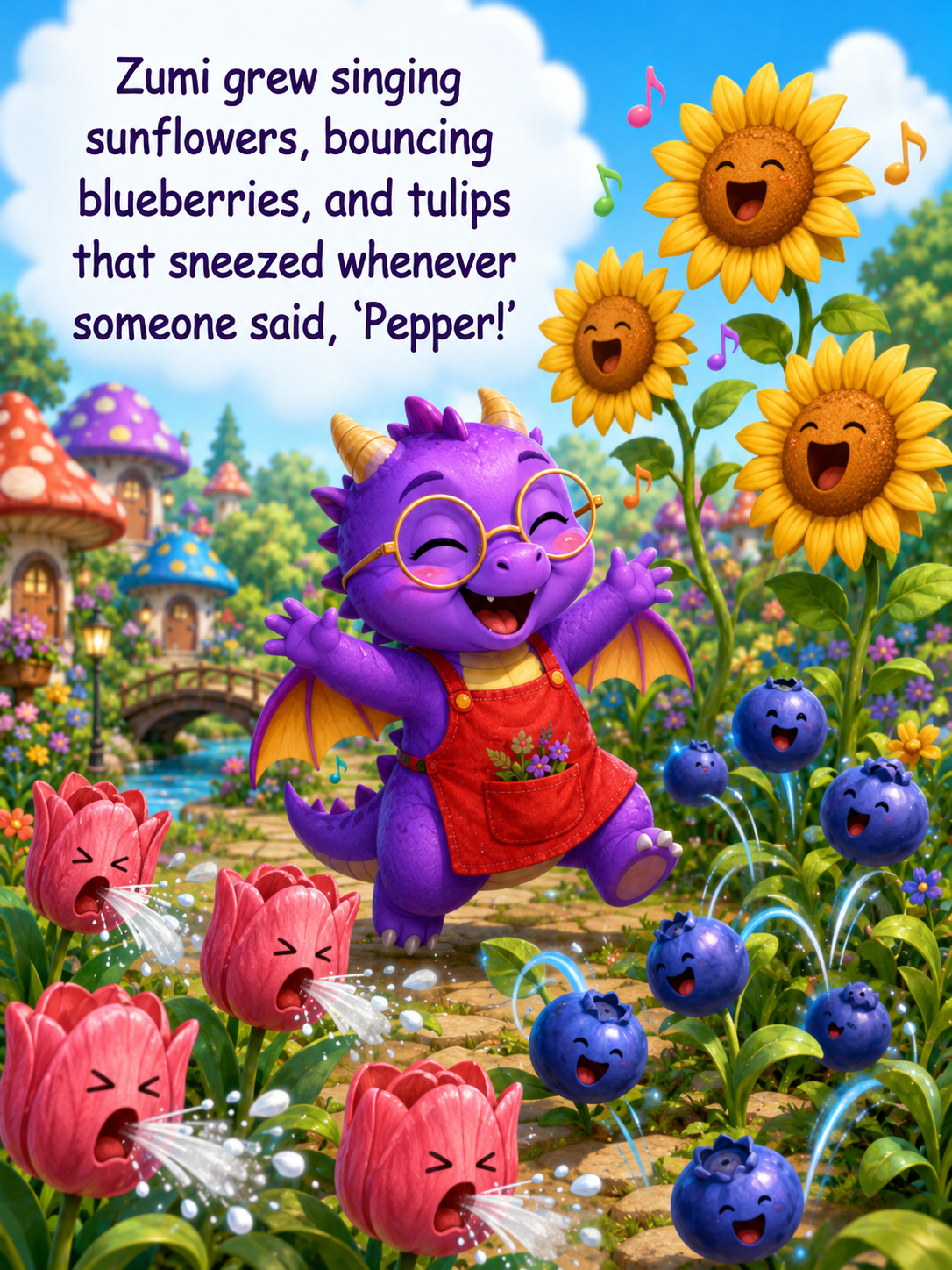 Zumi and the Seed That Wouldn’t Hurry – 20 Page Children’s Digital Storybook
