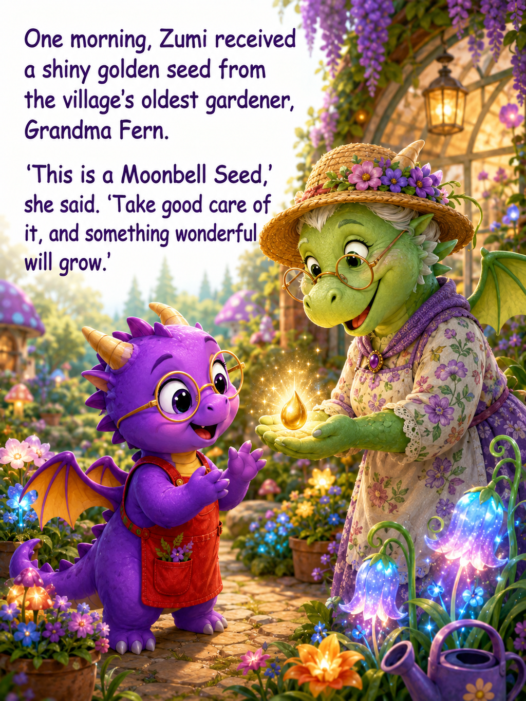 Zumi and the Seed That Wouldn’t Hurry – 20 Page Children’s Digital Storybook