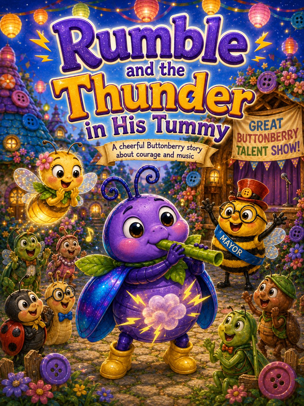 Rumble and the Thunder in His Tummy – 20 Page Children’s Digital Storybook