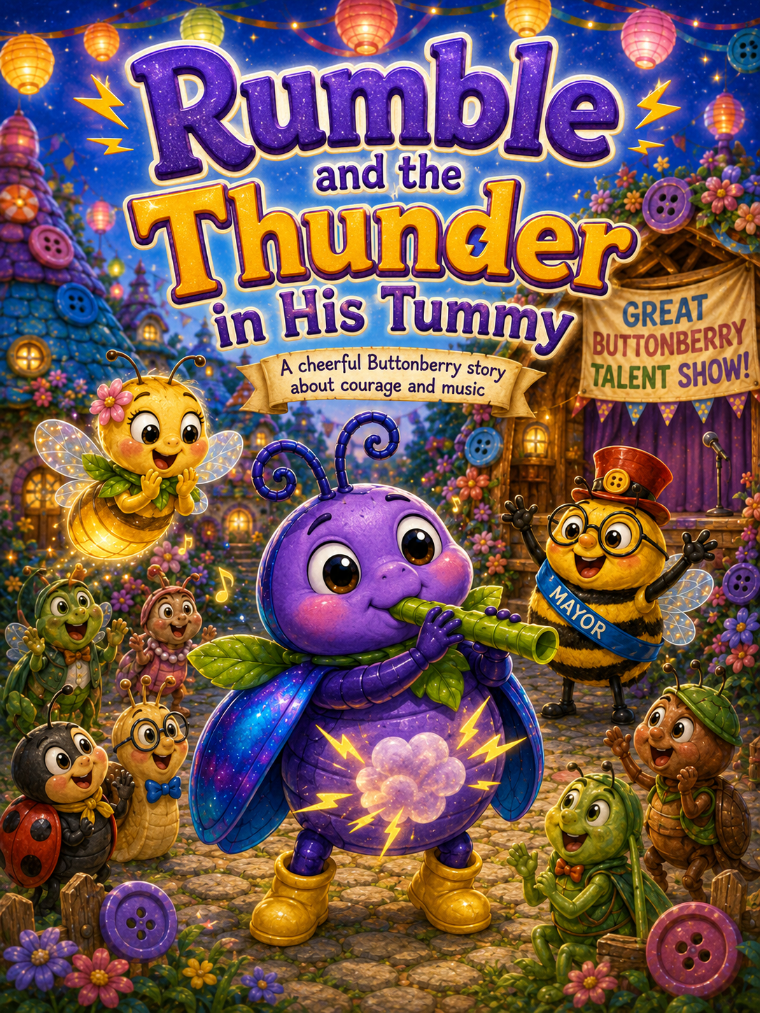 Rumble and the Thunder in His Tummy – 20 Page Children’s Digital Storybook