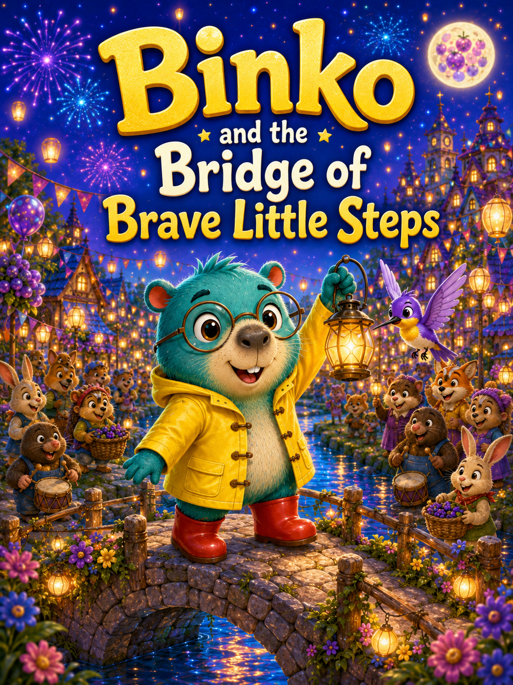 Binko and the Bridge of Brave Little Steps - 20 Page Children’s Digital Storybook