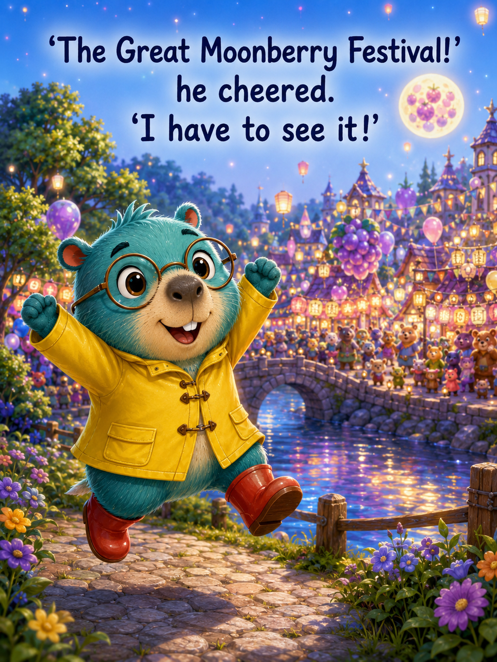 Binko and the Bridge of Brave Little Steps - 20 Page Children’s Digital Storybook