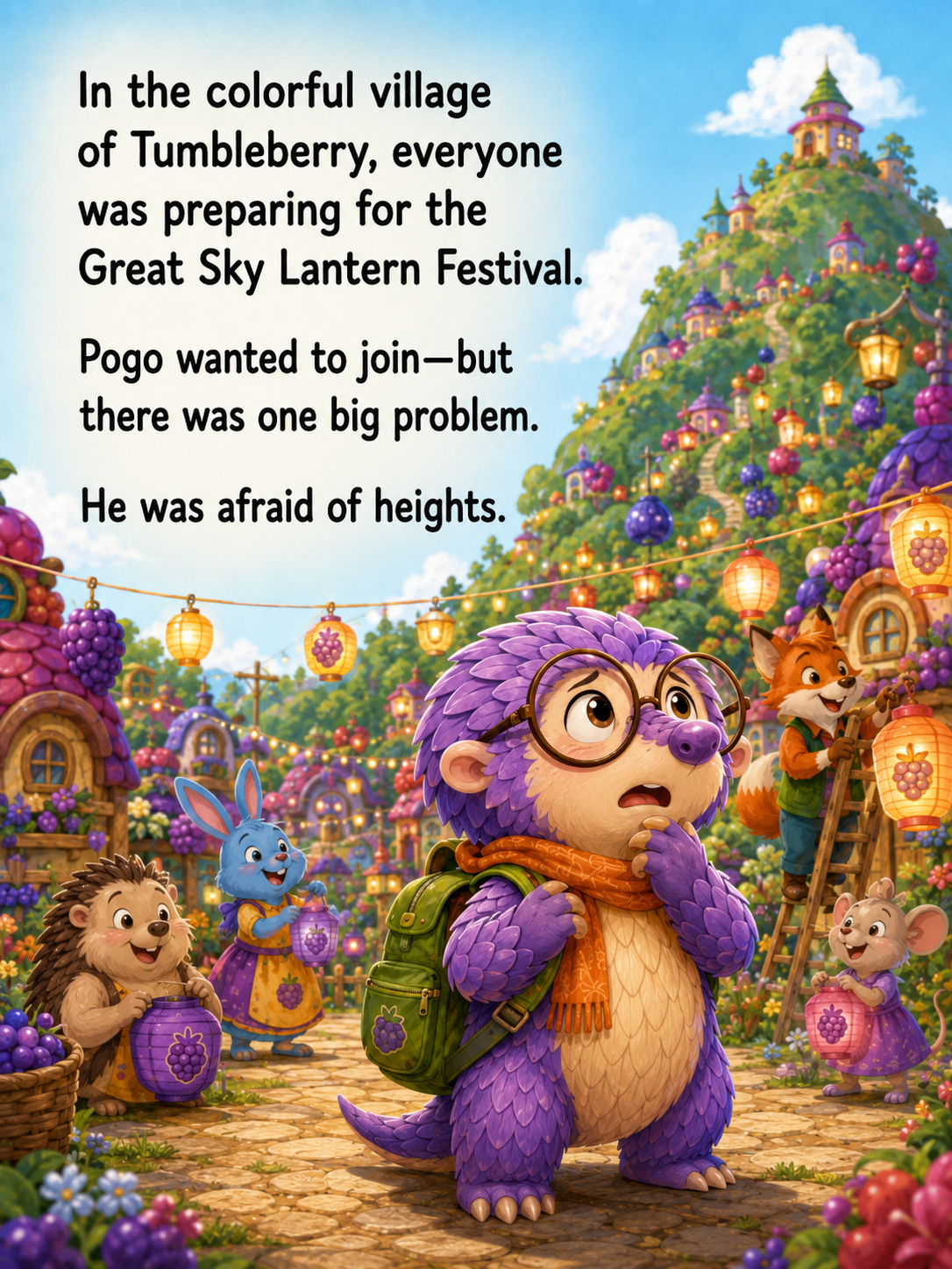 Pogo and the Pocketful of Brave Sparks -20 Page Children’s Digital Storybook