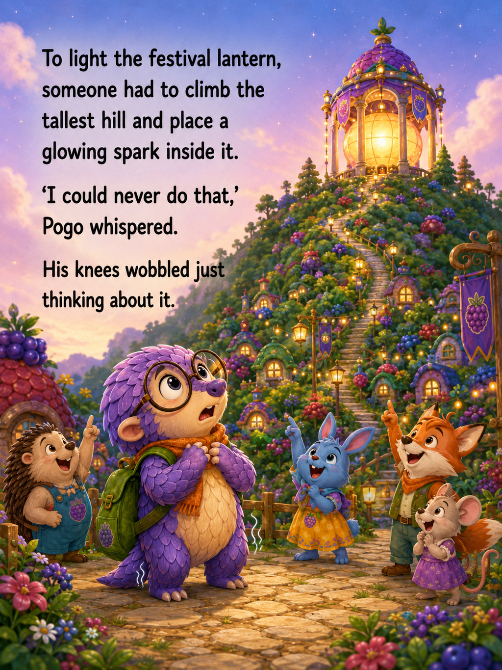 Pogo and the Pocketful of Brave Sparks -20 Page Children’s Digital Storybook