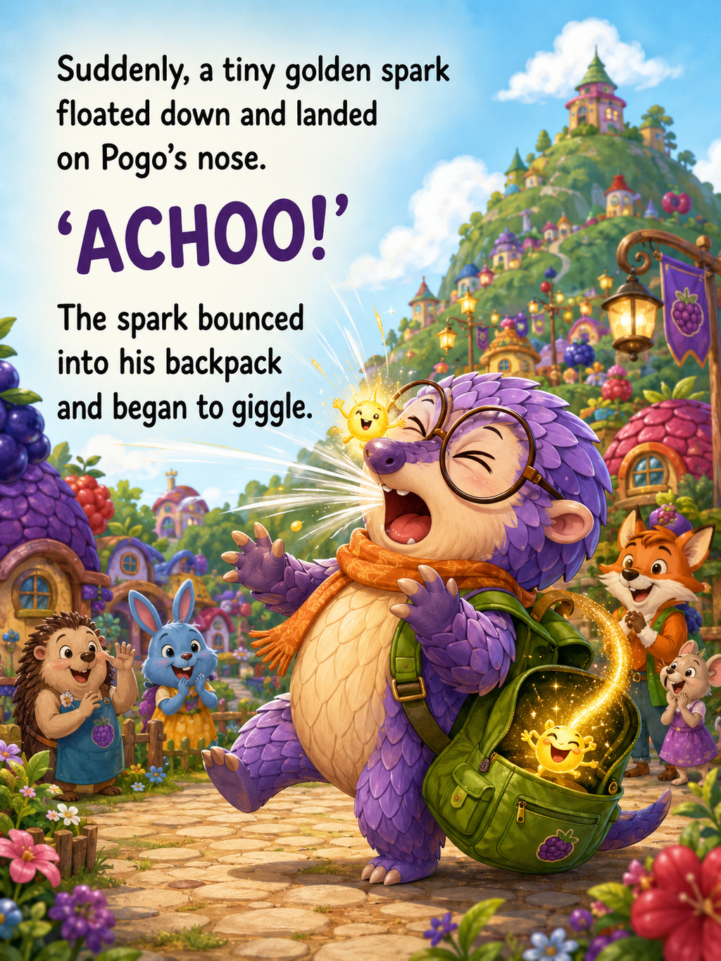 Pogo and the Pocketful of Brave Sparks -20 Page Children’s Digital Storybook