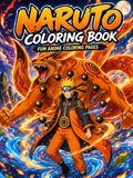 Naruto Coloring Book - 30 Printable PDF Pages (US Letter Size: 8.5" × 11")