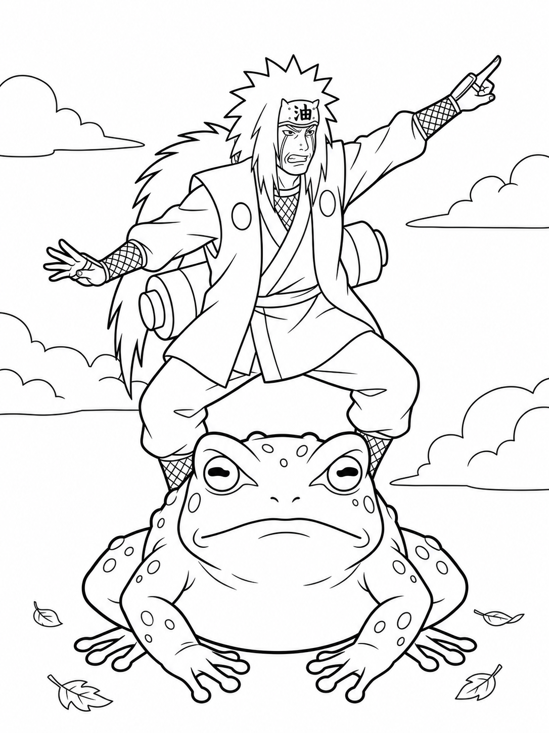 Naruto Vol. 2 Coloring Book - 30 Printable PDF Pages (US Letter Size: 8.5" × 11")