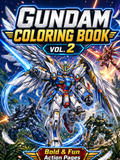 Gundam Coloring Book Vol. 2 - 30 Printable PDF Pages (US Letter Size: 8.5" × 11")