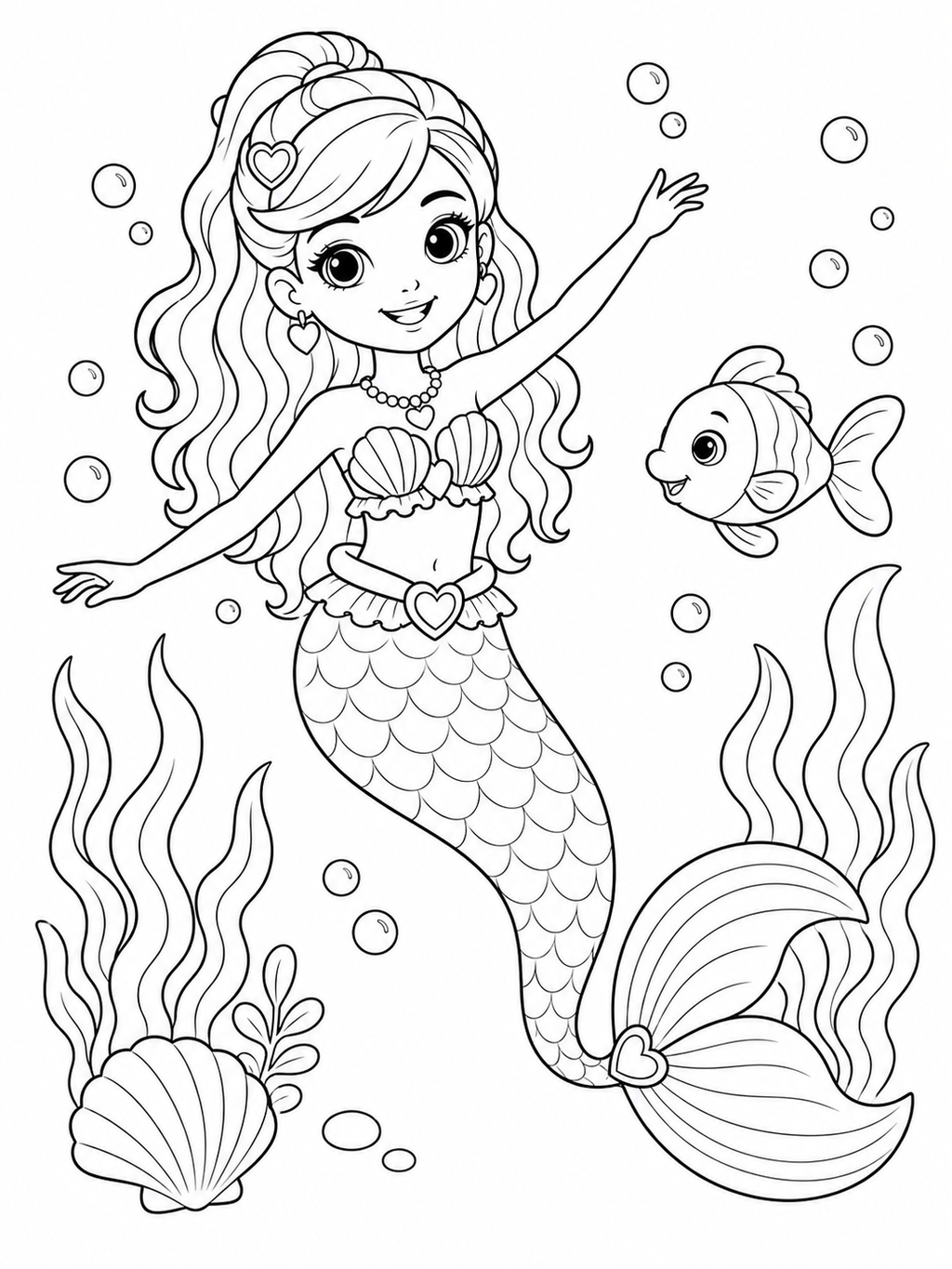 Bella’s Fabulous Dream Life Coloring Book - 30 Printable PDF Pages (US Letter Size: 8.5" × 11")