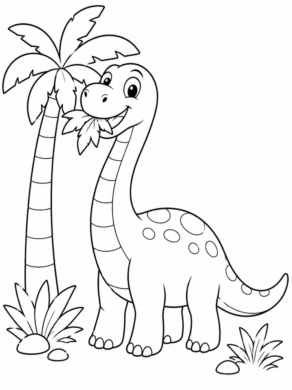 Cozy Dinosaur Days Coloring Book - 30 Printable PDF Pages (US Letter Size: 8.5" × 11")