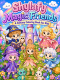 Shylafy Magic Friends Coloring Book - 30 Printable PDF Pages (US Letter Size: 8.5" × 11")