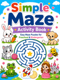 Simple Maze Activity book - 30 Printable Pages (PDF)
