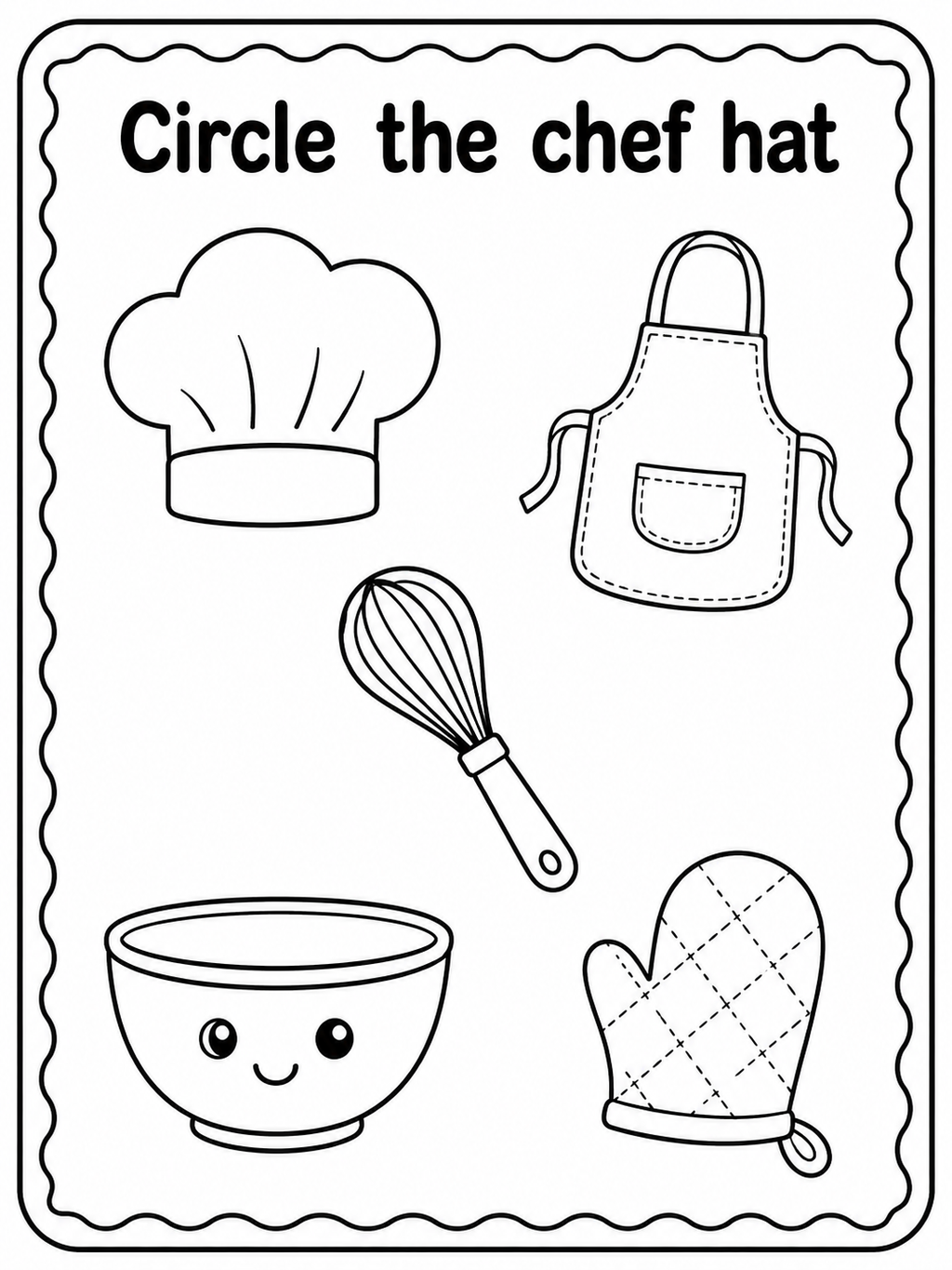 Little Chef workbook – 30 Printable Pages (PDF)