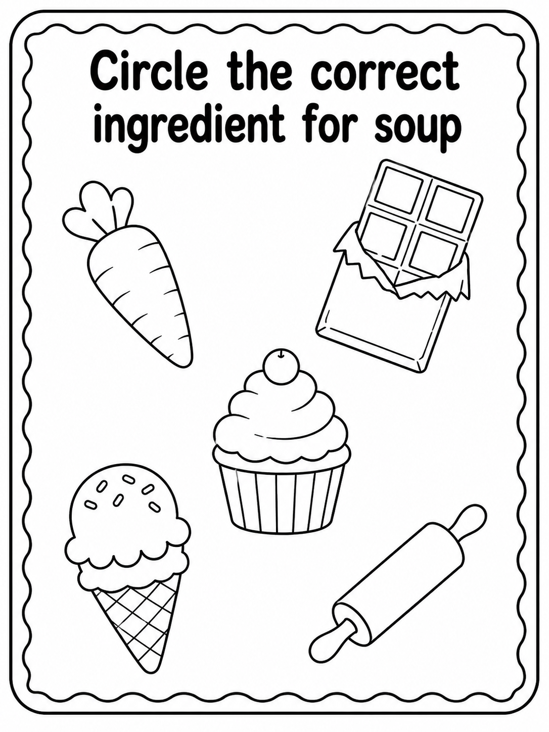 Little Chef workbook – 30 Printable Pages (PDF)