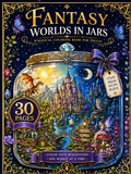 Fantasy Worlds in Jars Coloring Book - Digital Download – 30 Printable Coloring Pages (PDF)