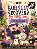 Burnout Recovery Coloring Book – Digital Download – 30 Printable Coloring Pages (PDF)