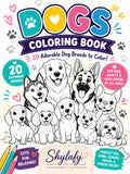 Dog Breeds Coloring Book  - Digital Download 20 Printable Coloring Page (PDF)