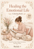 Healing the Emotional Life Coloring Book - 30 Printable PDF Pages (US Letter Size: 8.5" × 11")