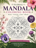 Floral Mandala Coloring Book – Digital Download – 30 Printable Coloring Pages (PDF)