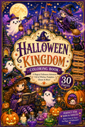 Halloween Kingdom Coloring Book – Digital Download – 30 Printable Coloring Pages (PDF)